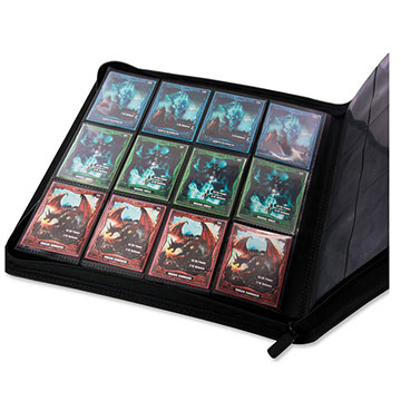 Ultimate Guard: Quadrow Zipfolio Xenoskin: Black 