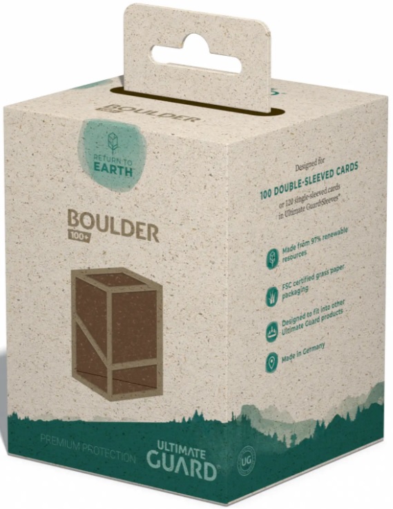 Ultimate Guard: RTE Boulder Deck Box Standard 100+: Brown 