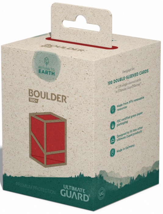 Ultimate Guard: RTE Boulder Deck Box Standard 100+: Red 