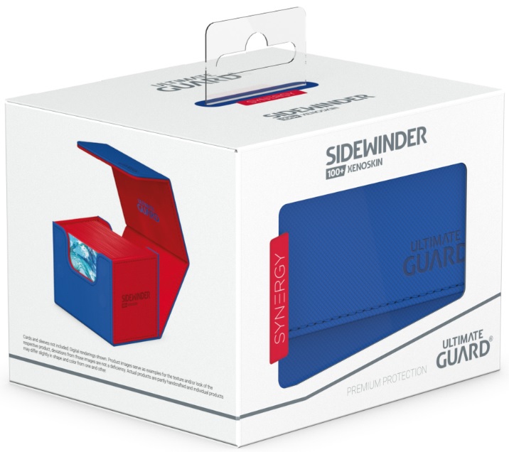 Ultimate Guard: Sidewinder Deck Case: 100+: Xenoskin Synergy: Blue / Red 