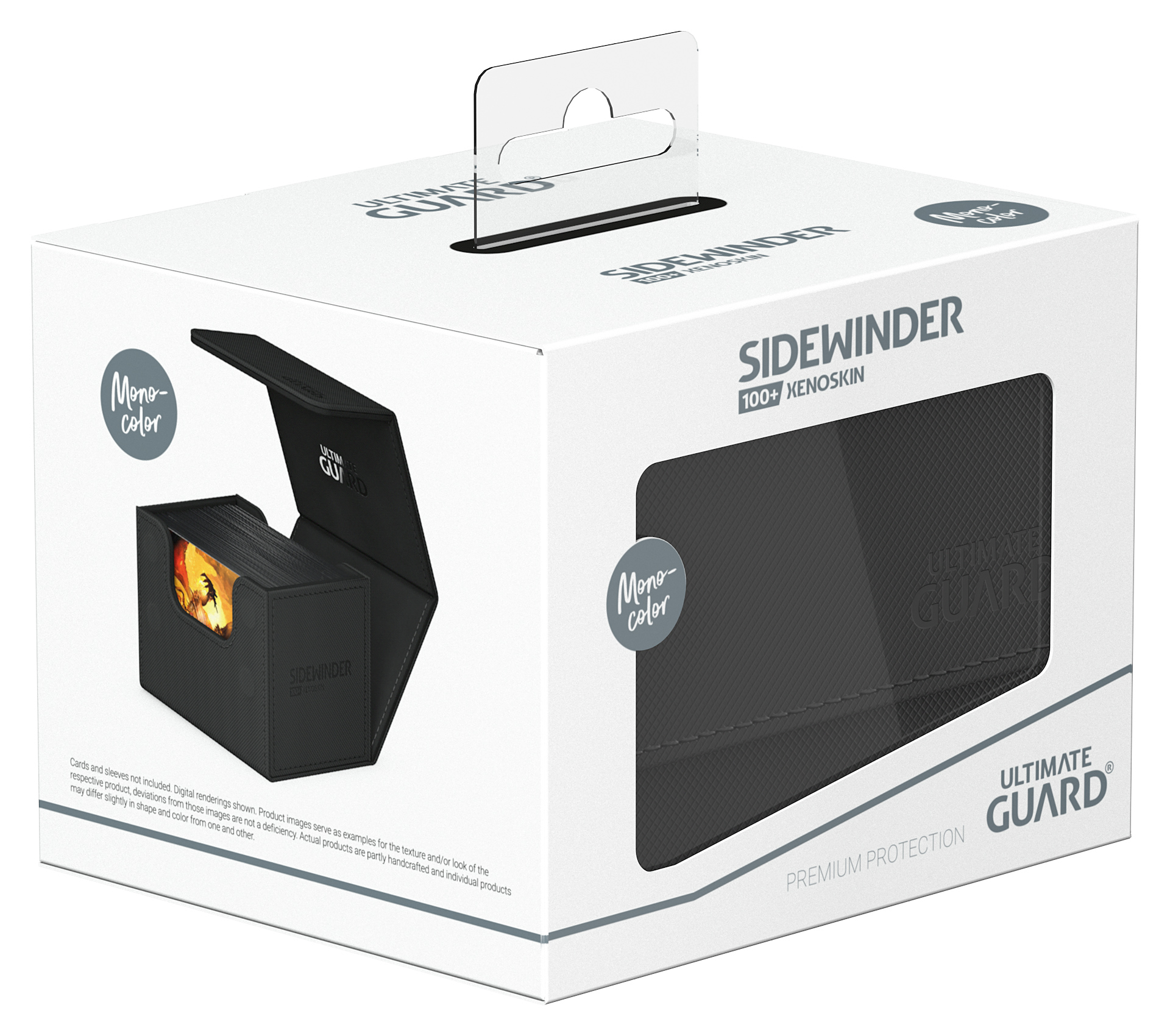 Ultimate Guard: Sidewinder XenoSkin 100+: MONOCOLOR BLACK 