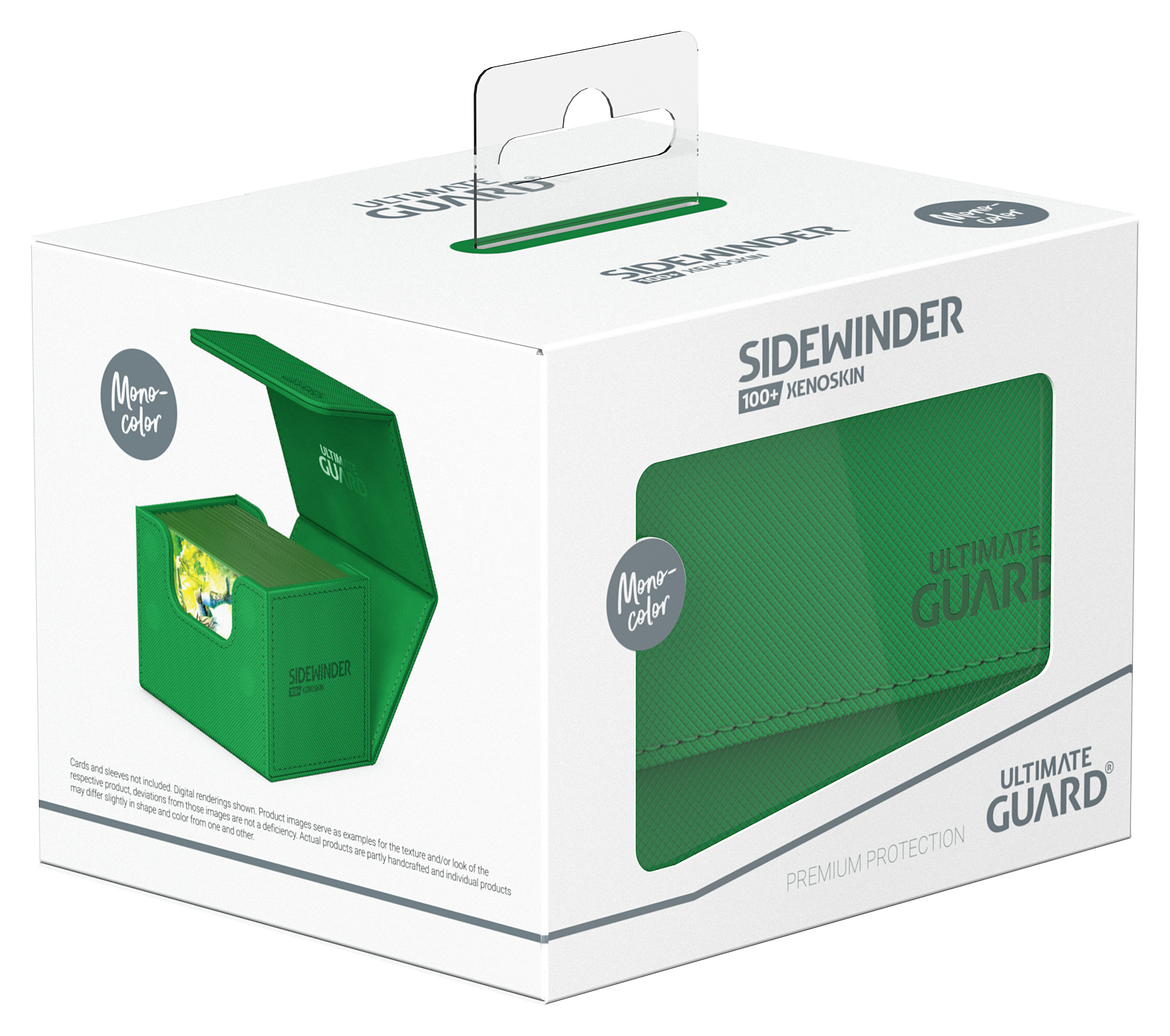 Ultimate Guard: Sidewinder XenoSkin 100+: MONOCOLOR GREEN 