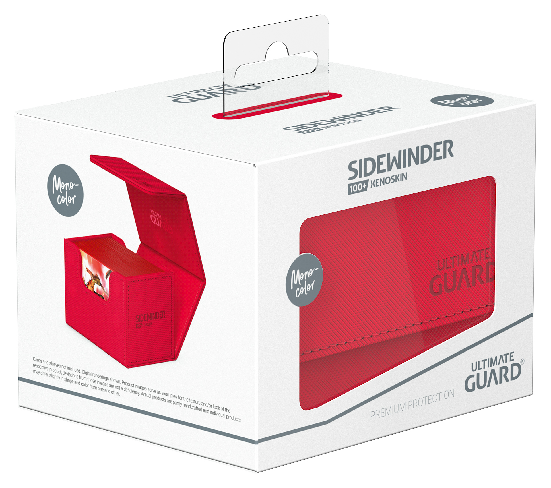 Ultimate Guard: Sidewinder XenoSkin 100+: MONOCOLOR RED 