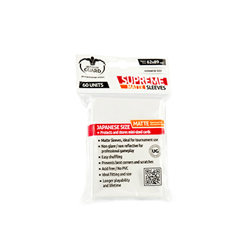Ultimate Guard: Supreme Japanese Matte Sleeves: White 
