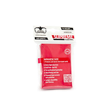 Ultimate Guard: Supreme Japanese Sleeves: Red 