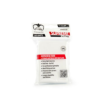 Ultimate Guard: Supreme Japanese Sleeves: White 