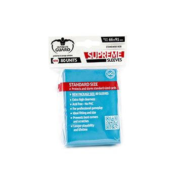 Ultimate Guard: Supreme Sleeves: Light Blue 