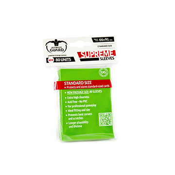 Ultimate Guard: Supreme Sleeves: Light Green 