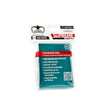 Ultimate Guard: Supreme Sleeves: Petrol Blue 