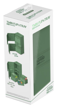 Ultimate Guard: Twin Flip N Tray 266+ Deck Case: 2022 Exclusive: Green  