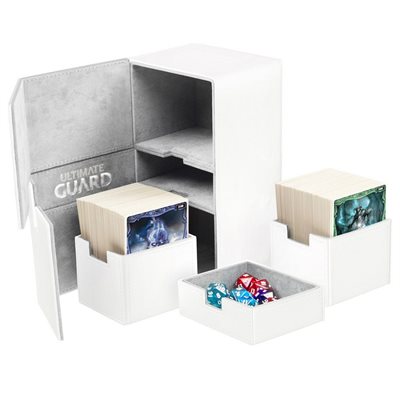 Ultimate Guard: Twin Flip N Tray XenoSkin 160: White 