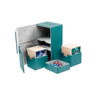 Ultimate Guard: Twin Flip N Tray XenoSkin 200: Petrol 