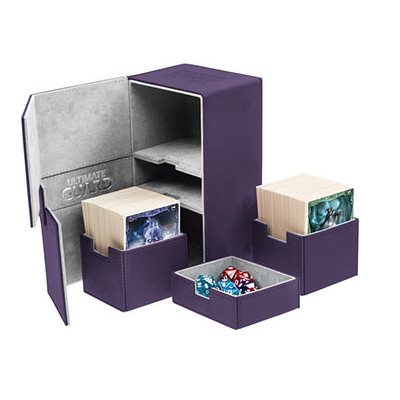 Ultimate Guard: Twin Flip N Tray XenoSkin 200: Purple 