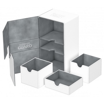 Ultimate Guard: Twin Flip N Tray XenoSkin 200+: White 