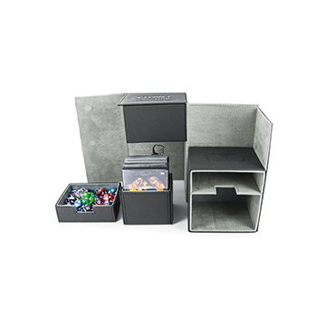 Ultimate Guard: Twin Flip N Tray XenoSkin 160: Black 