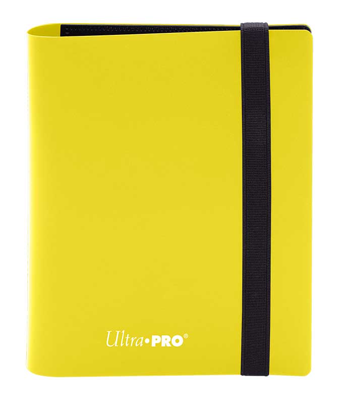 Ultra Pro: 4-Pocket Pro-Binder Eclipse: Lemon Yellow 