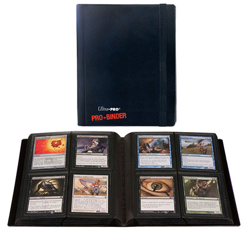 Ultra Pro: 4-Pocket Pro-Binder Sideloading: Black 