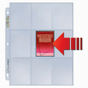 Ultra Pro: 9 Pocket Pages - Side Loading (100ct) 