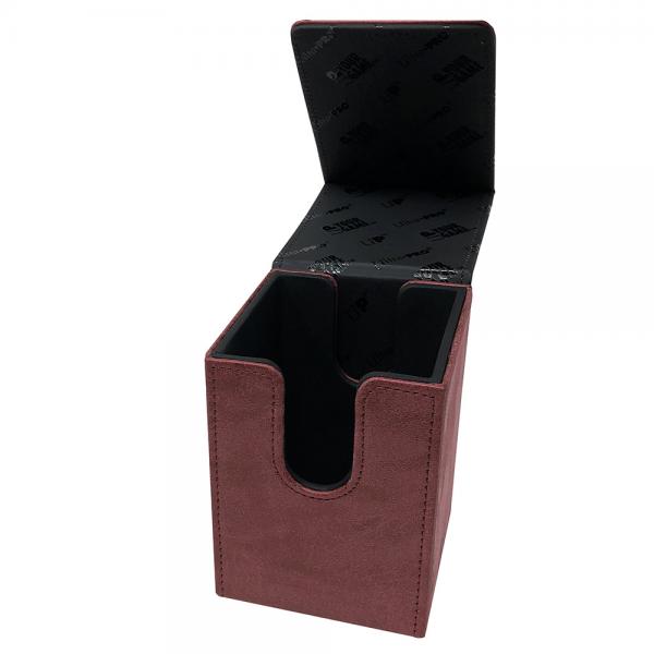 Ultra Pro: Alcove Flip Deck Box- Suede Red 