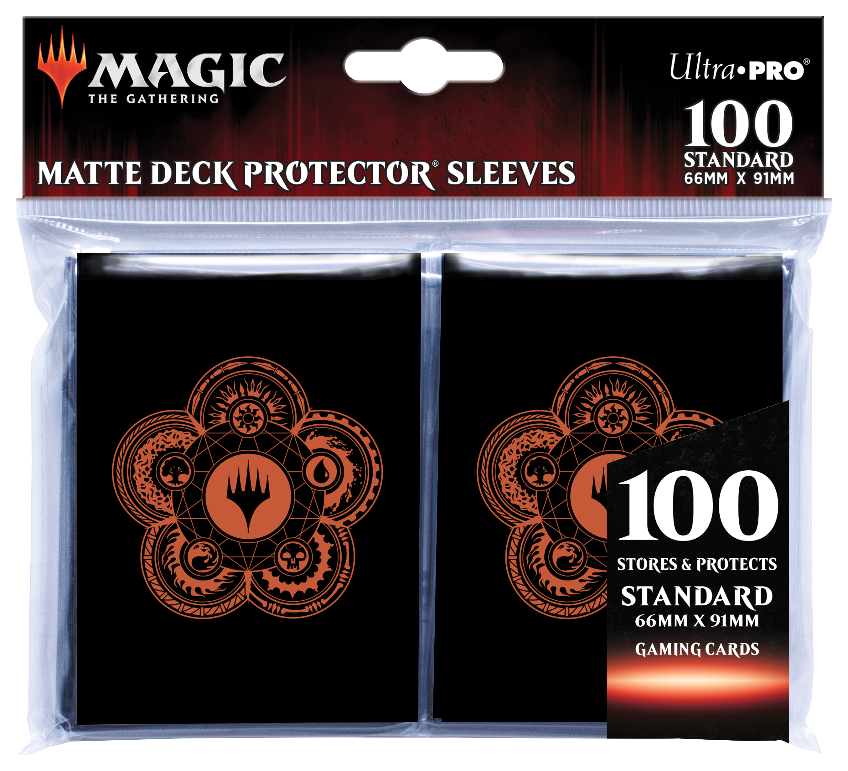 Ultra Pro: D-Pro Sleeves: MTG Mana 7 Colour Wheel (100ct) 