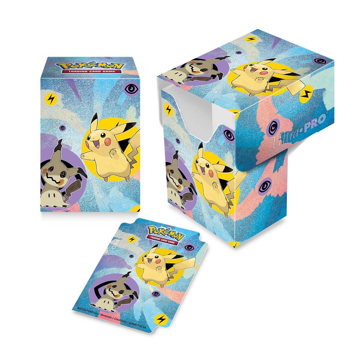 Ultra Pro Deck Box: Pokemon Pikachu and Mimikyu (Full View) 