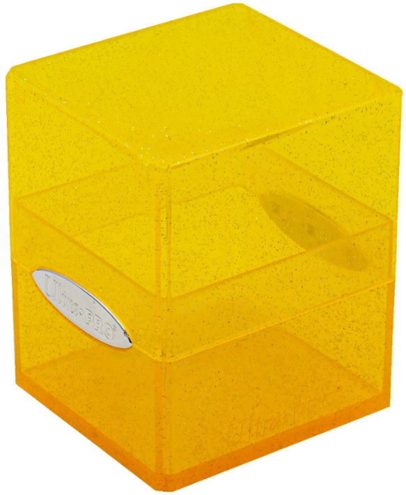 Ultra Pro: Deck Box Satin Cube: Glitter Yellow 