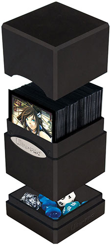 Ultra Pro: Deck Box Satin Tower: Black 