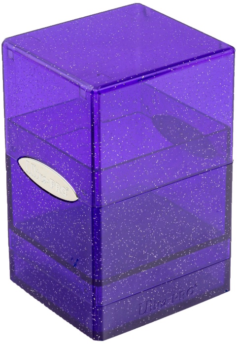 Ultra Pro: Deck Box Satin Tower: Glitter Purple 