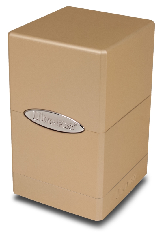 Ultra Pro: Deck Box Satin Tower: Metallic Caramel 