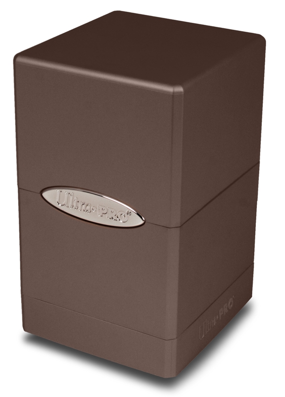 Ultra Pro: Deck Box Satin Tower: Metallic Dark Chocolate 