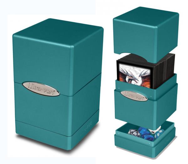Ultra Pro: Deck Box Satin Tower: Metallic Ocean Shimmer 