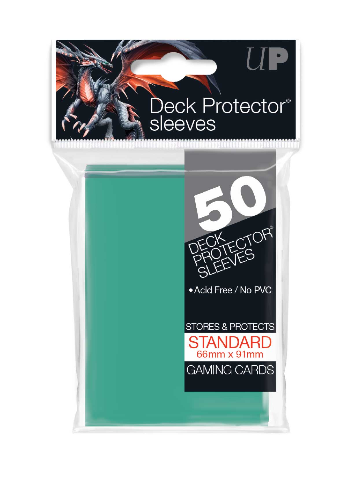 Ultra Pro: Deck Protector Sleeves - Aqua (50ct) 