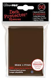 Ultra Pro: Deck Protector Sleeves - Brown (50ct) 