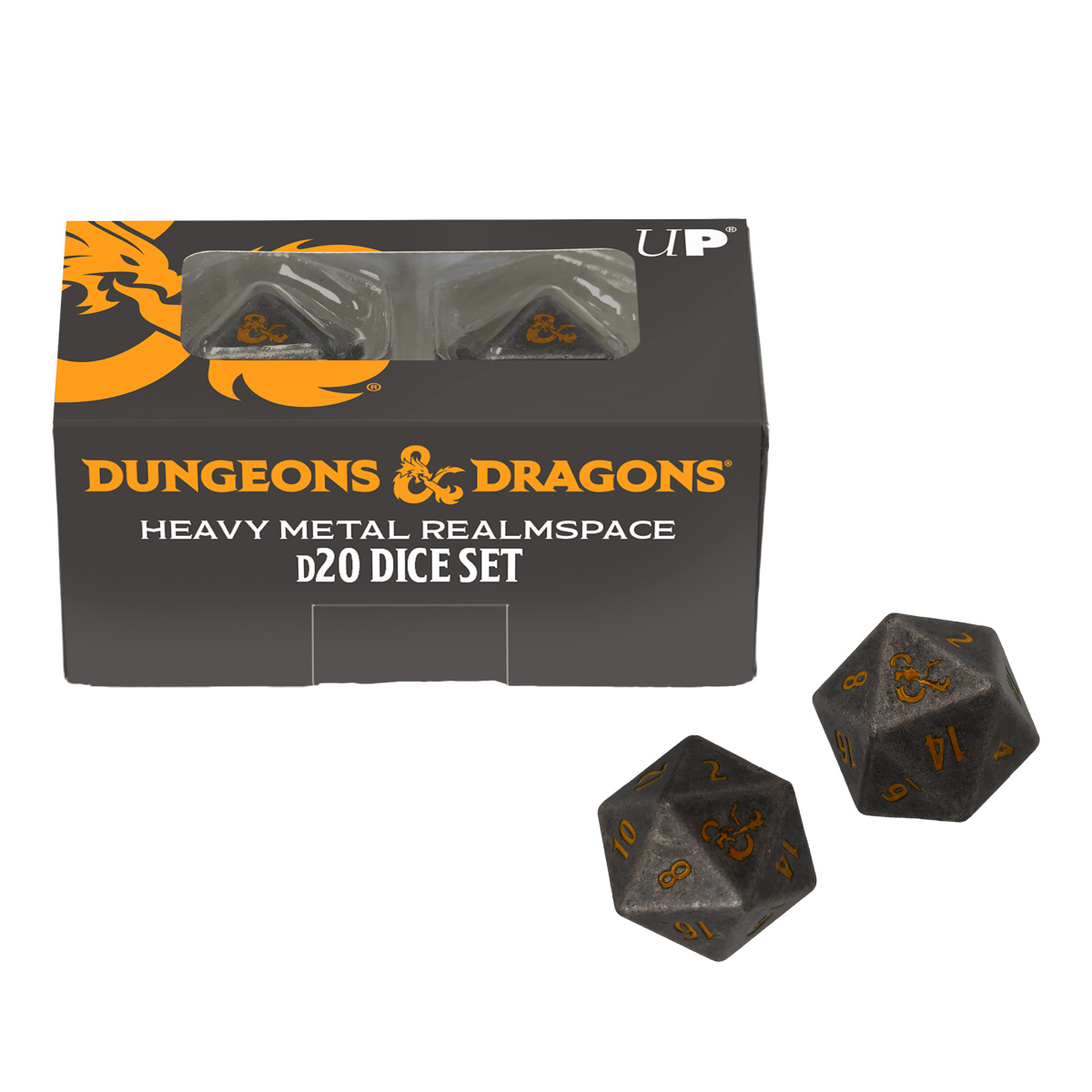 Ultra Pro: Heavy Metal D20 Dice Set: REALMSPACE  