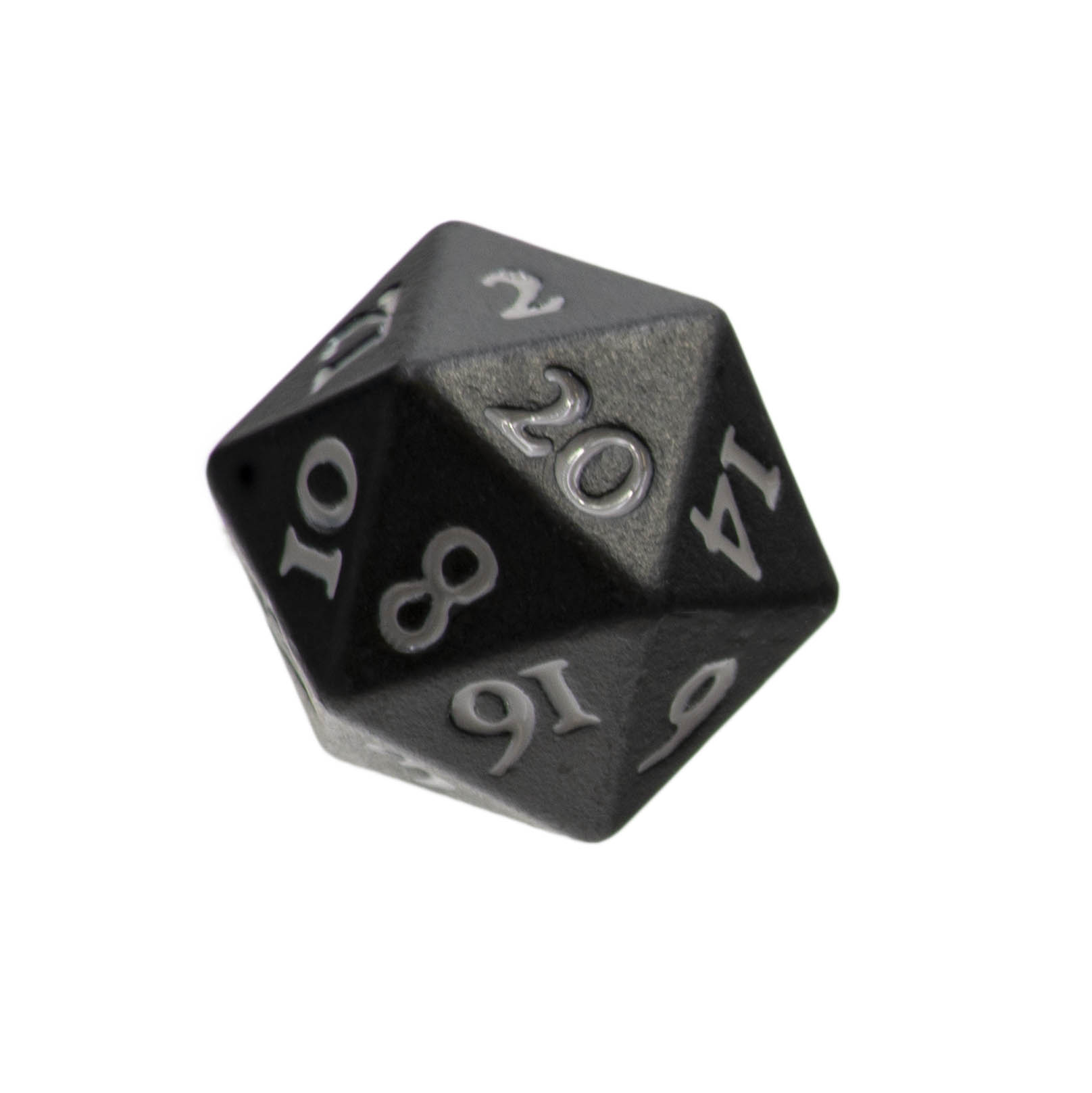 Ultra Pro Heavy Metal D20 Dice Set: VIVID BLACK 