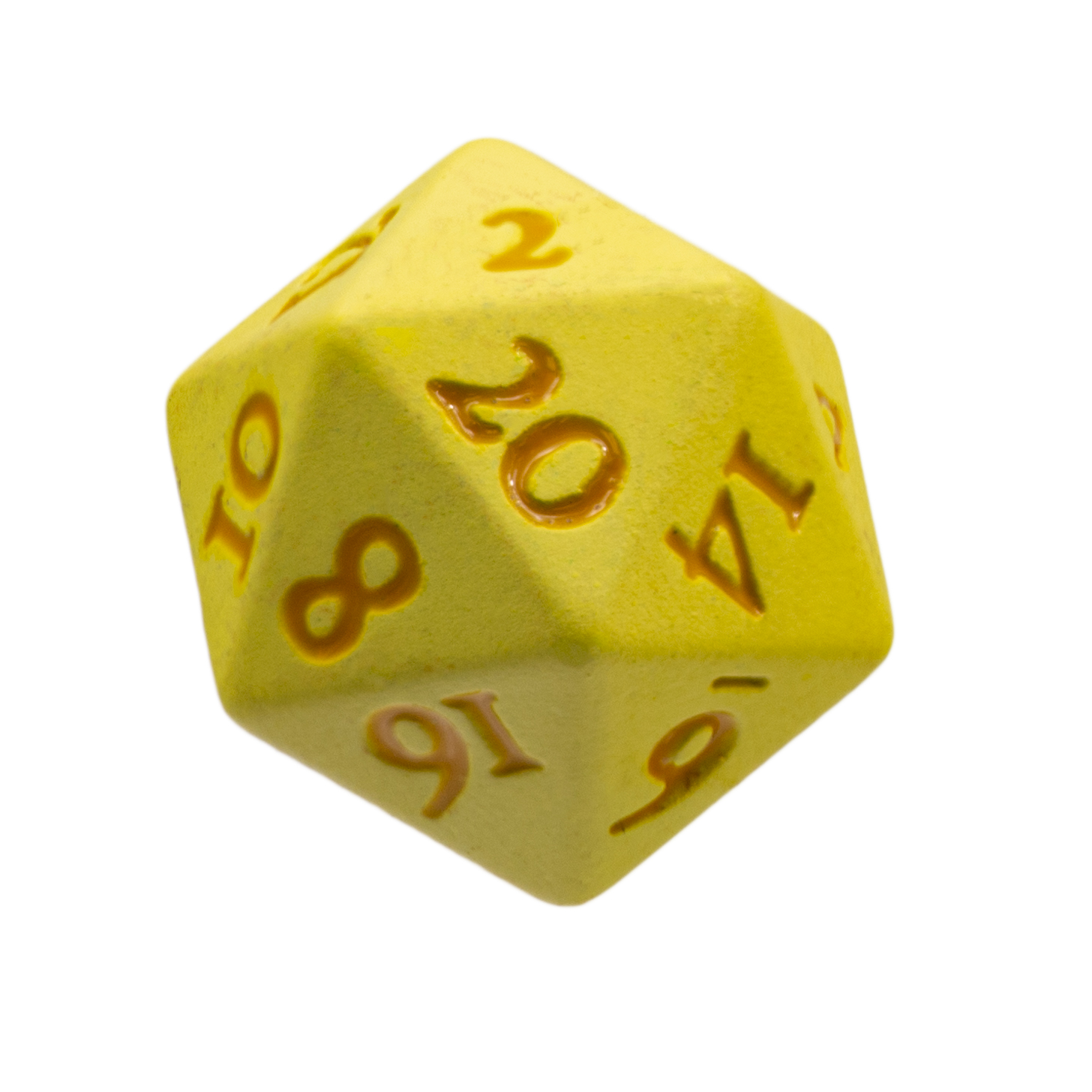 Ultra Pro Heavy Metal D20 Dice Set: VIVID YELLOW 