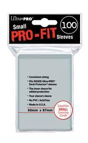 Ultra Pro: Japanese/Small Size Pro-Fit Sleeves - 100ct Clear 