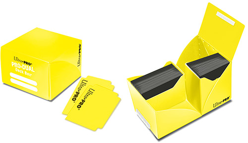Ultra Pro: Pro Dual 180ct Deck Box: Yellow 