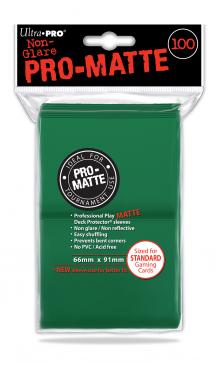 Ultra Pro: Pro-Matte Sleeves (100): GREEN 
