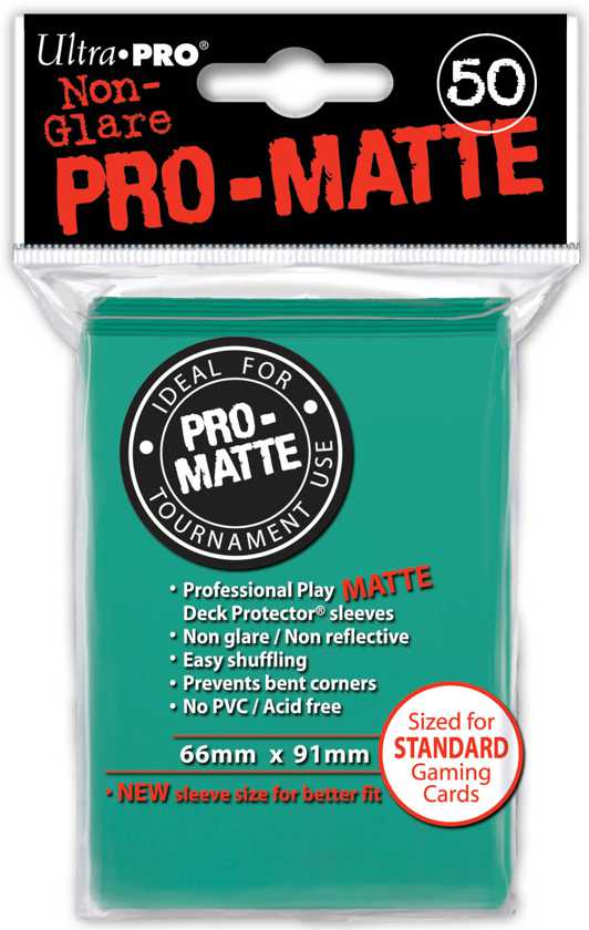Ultra Pro: Pro-Matte Sleeves (50): AQUA 
