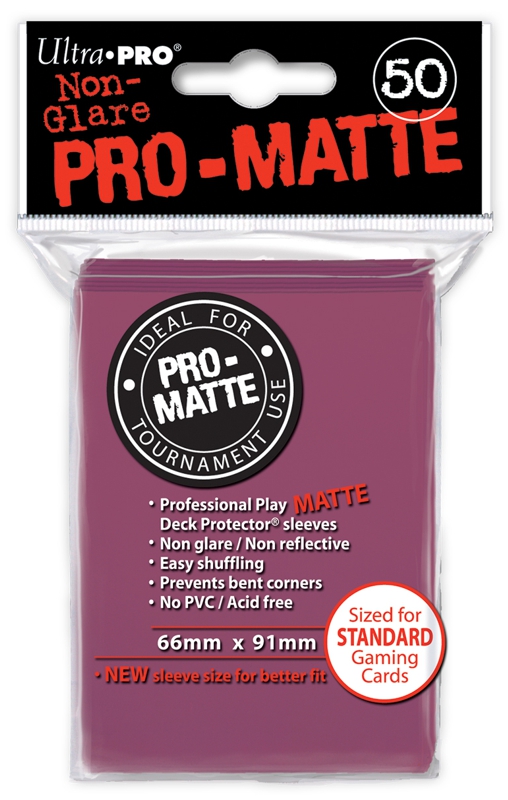 Ultra Pro: Pro-Matte Sleeves (50): Blackberry 