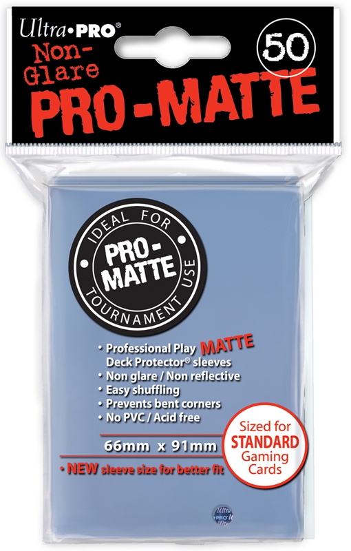 Ultra Pro: Pro-Matte Sleeves (50): Clear 