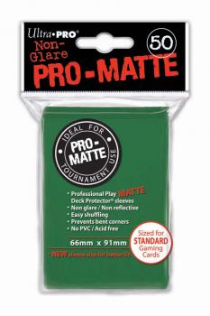 Ultra Pro: Pro-Matte Sleeves (50): GREEN 