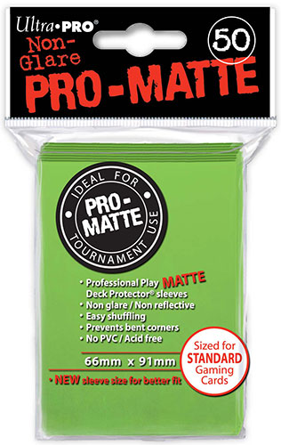 Ultra Pro: Pro-Matte Sleeves (50): LIME GREEN 