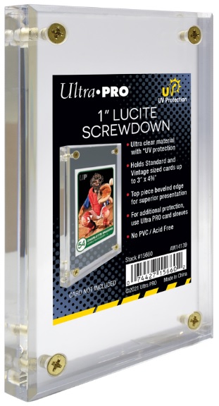 Ultra Pro: Screwdown 3X5 : Lucite UV 1 Inch 