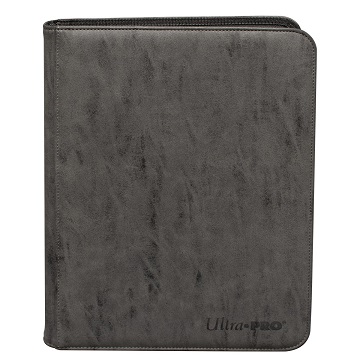 Ultra Pro: Zippered Pro-Binder Suede- Jet 