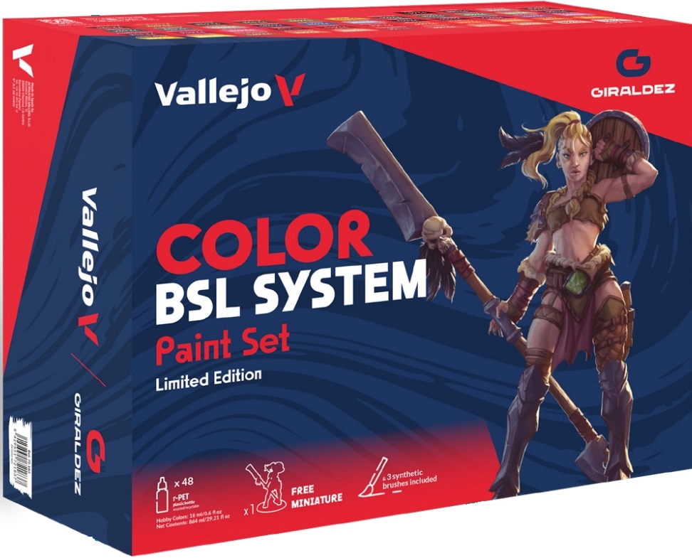 VALLEJO: COLOR BSL SYSTEM PAINT SET (Limited Edition) 