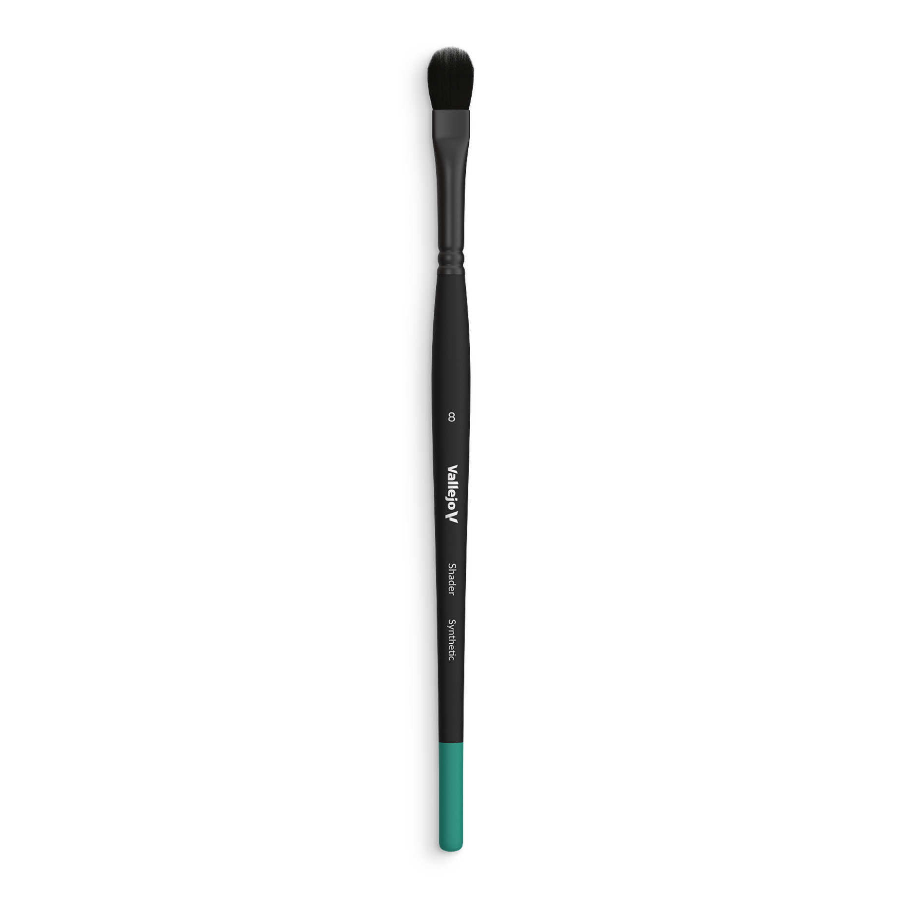 VALLEJO: FILBERT SHADER FLAT SYNTHETIC BRUSH NO. 8 
