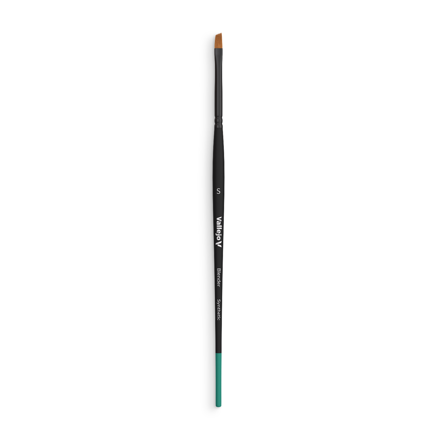 VALLEJO: FLAT ANGLED SYNTHETIC BRUSH SMALL 
