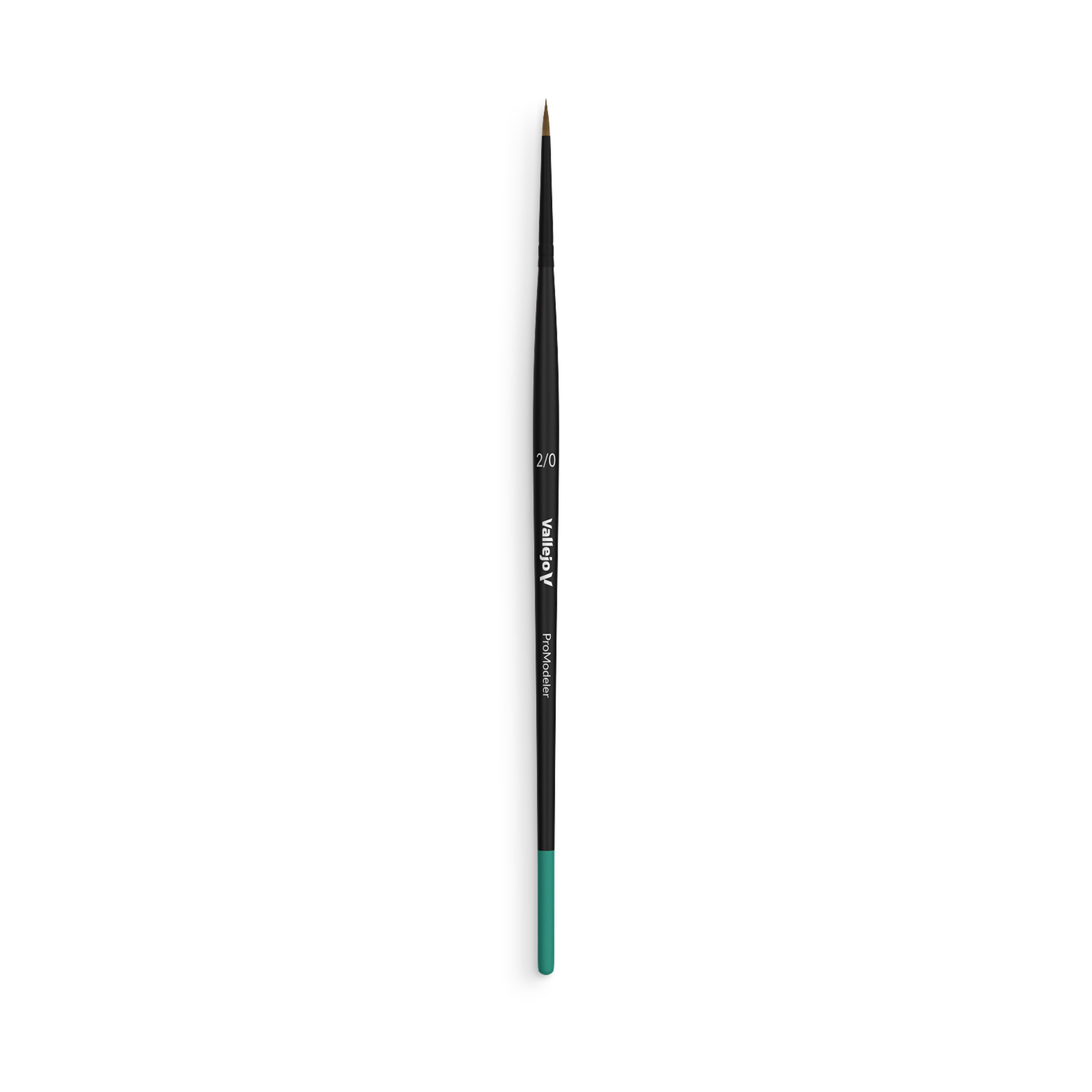 VALLEJO: NATURAL HAIR ROUND BRUSH NO. 2/0  